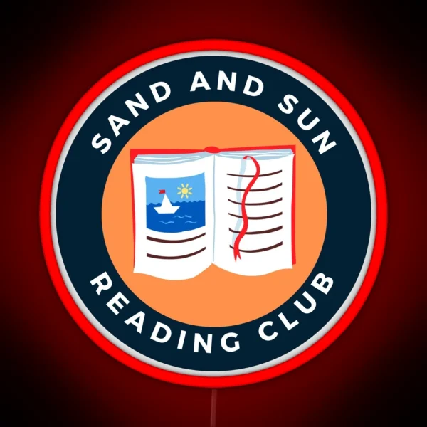 Sand And Sun Reading Club RGB Neon Sign