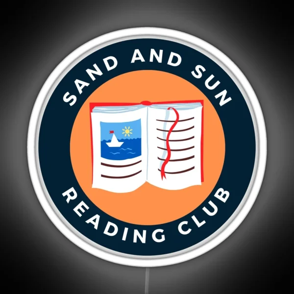 Sand And Sun Reading Club RGB Neon Sign