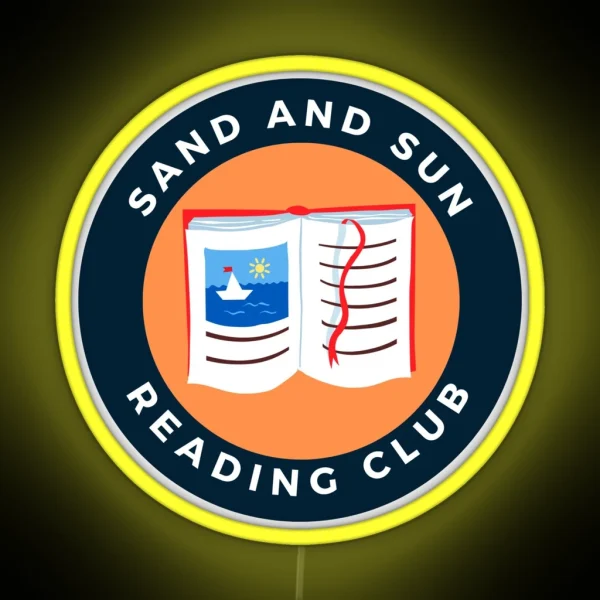 Sand And Sun Reading Club RGB Neon Sign