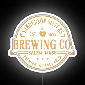 Sanderson Sisters Brewing Co Premium Witches Brew RGB Neon Sign