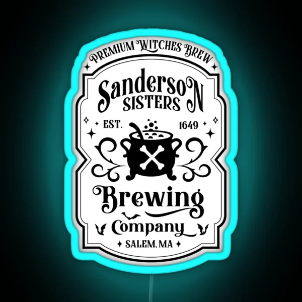 Sanderson Sisters Brewing Co RGB Neon Sign