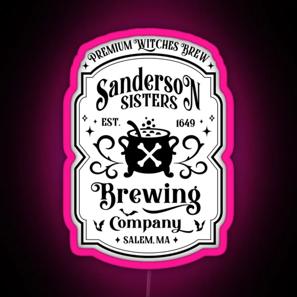 Sanderson Sisters Brewing Co RGB Neon Sign