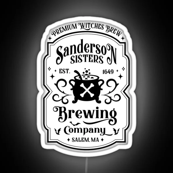 Sanderson Sisters Brewing Co RGB Neon Sign