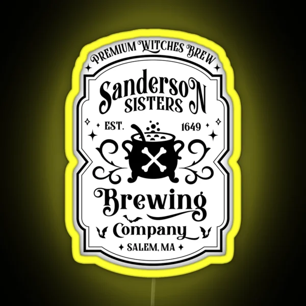 Sanderson Sisters Brewing Co RGB Neon Sign