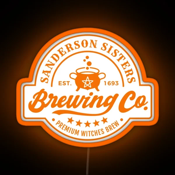 Sanderson Sisters Brewing Co RGB Neon Sign