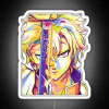 Sanemi Shinazugawa RGB Neon Sign with vibrant colors and white background.