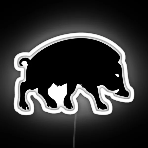 Sanglier Boar Gallic Gaulois Ardennes RGB Neon Sign