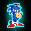 alt="RGB Neon Sign Design featuring Sanic The Garfield The Cat