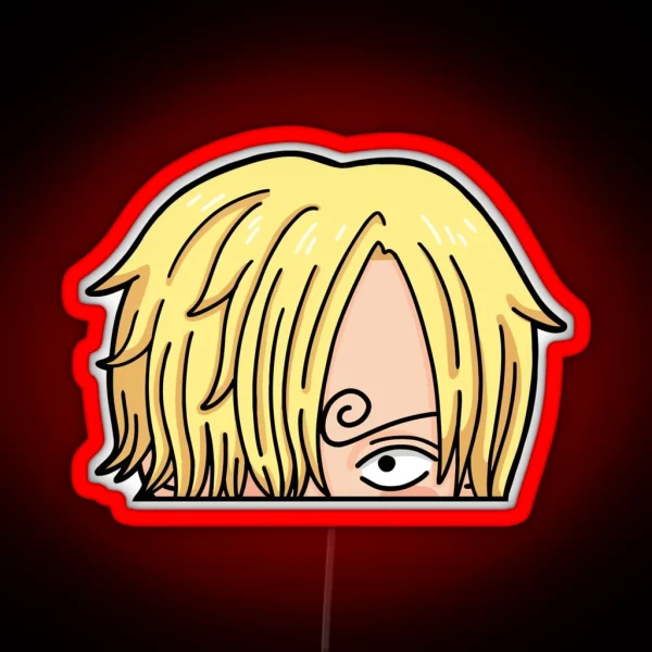 Sanji Chibi Peeker RGB Neon Sign