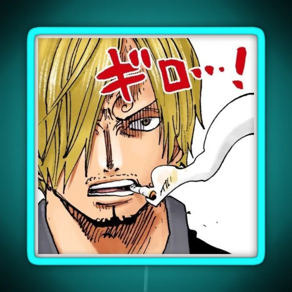 Sanji Led Smoking RGB Neon Sign