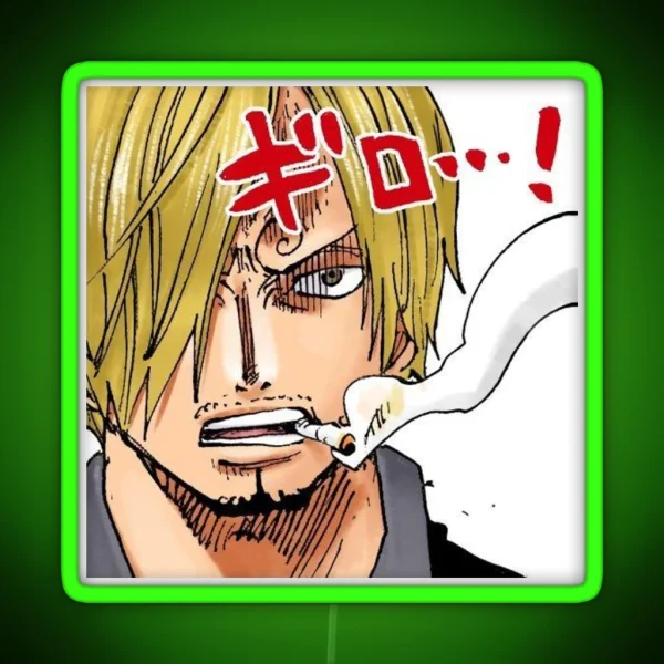 Sanji Led Smoking RGB Neon Sign