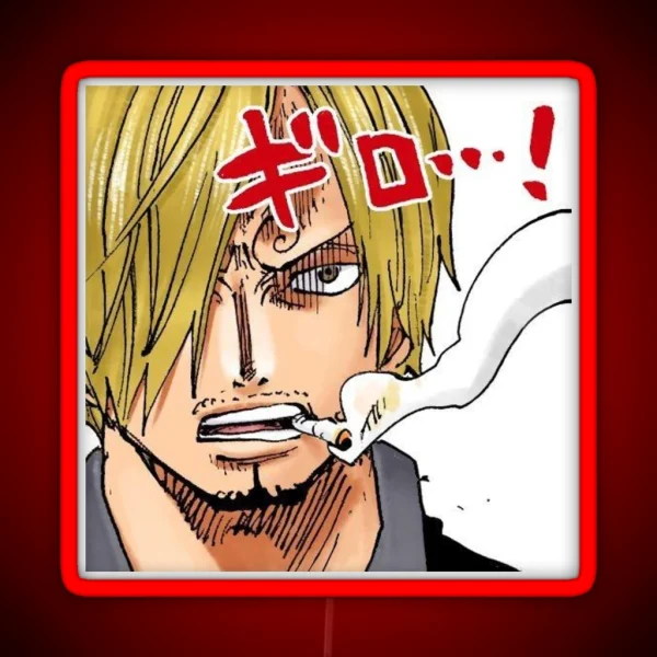 Sanji Led Smoking RGB Neon Sign
