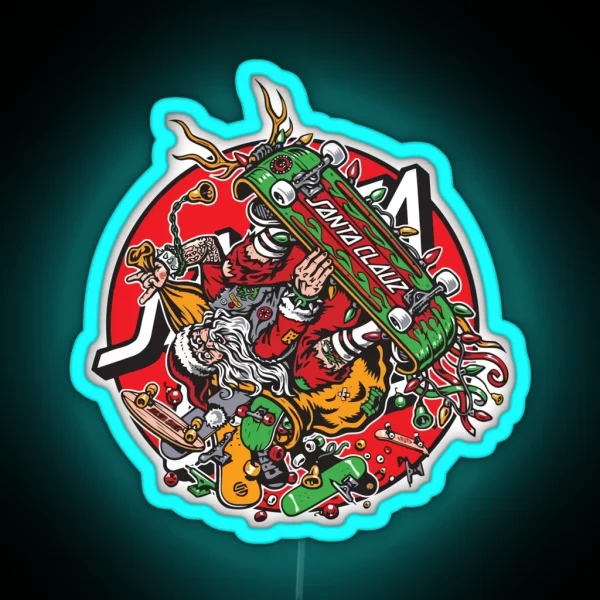 Santa Clauz RGB Neon Sign