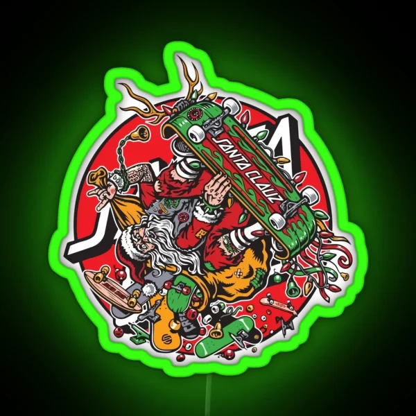 Santa Clauz RGB Neon Sign