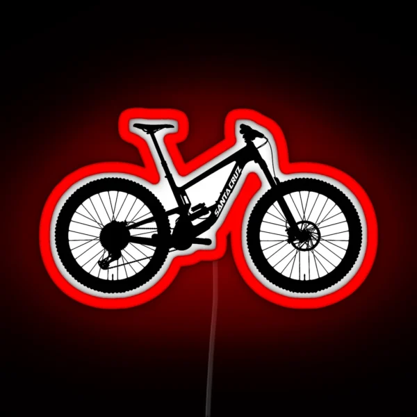 Santa Cruz Megatower 2020 Silhouette Enduro Mountain RGB Neon Sign