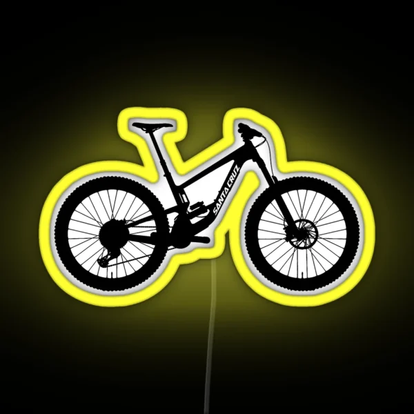 Santa Cruz Megatower 2020 Silhouette Enduro Mountain RGB Neon Sign