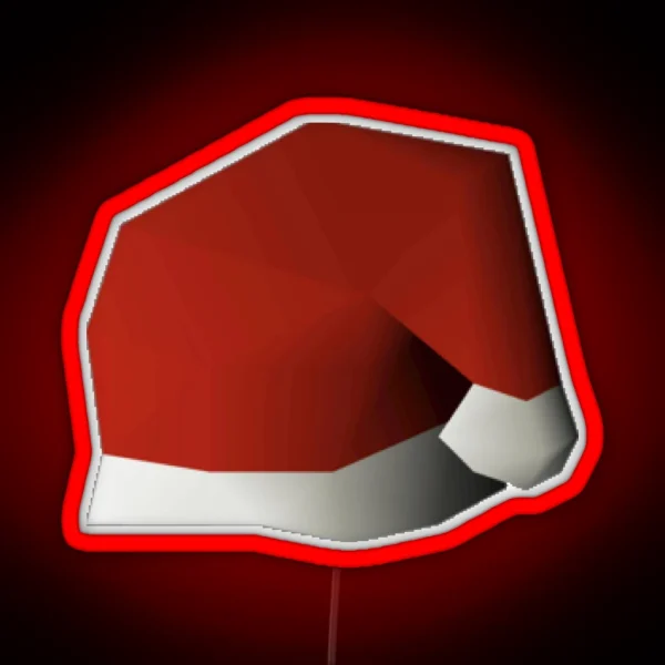 Santa Hat Runescape RGB Neon Sign