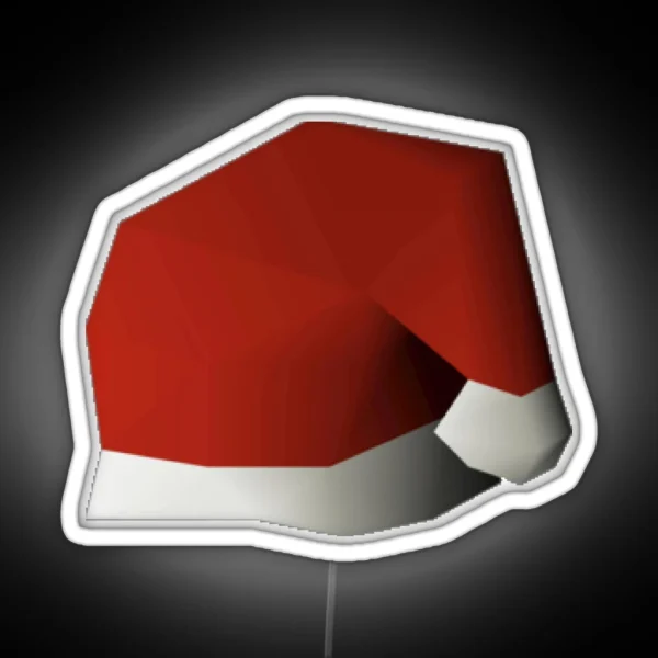 Santa Hat Runescape RGB Neon Sign