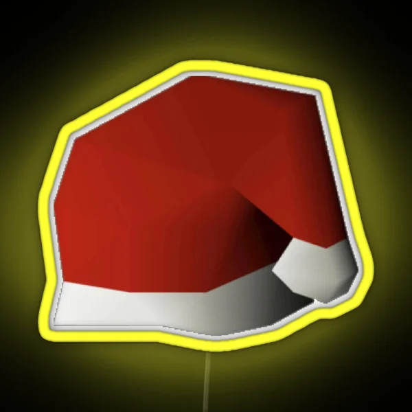 Santa Hat Runescape RGB Neon Sign
