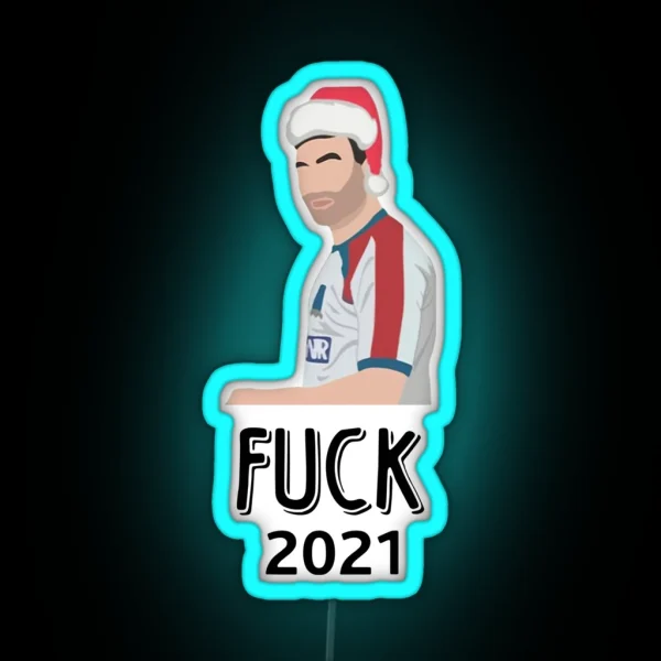 Santa Roy Kent Fuck 2021 Christmas RGB Neon Sign