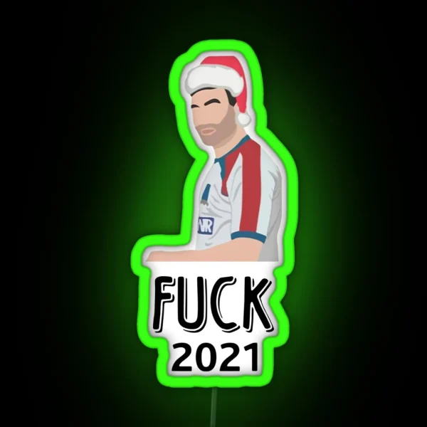 Santa Roy Kent Fuck 2021 Christmas RGB Neon Sign