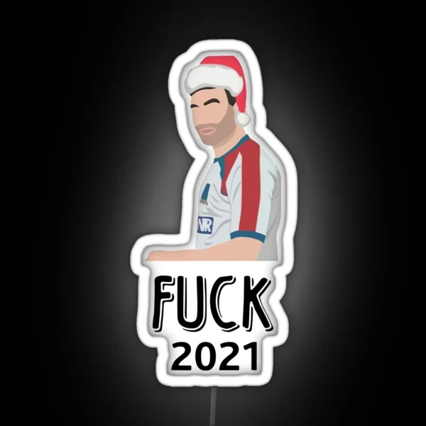 Santa Roy Kent Fuck 2021 Christmas RGB Neon Sign