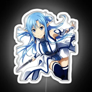 Sao Asuna Classic Art Asuna Vintage RGB Neon Sign