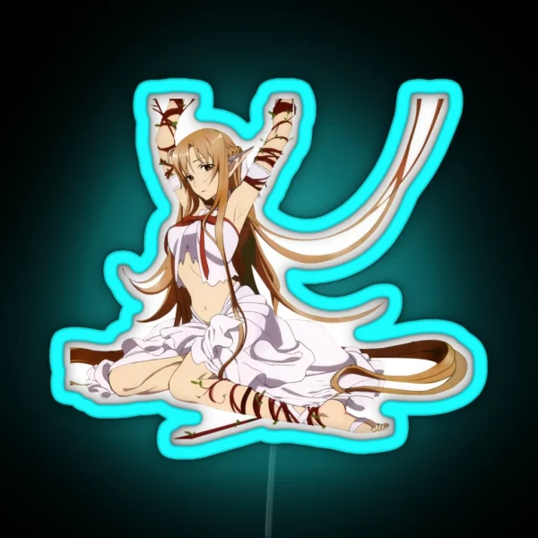 SAO Asuna Titania RGB Neon Sign