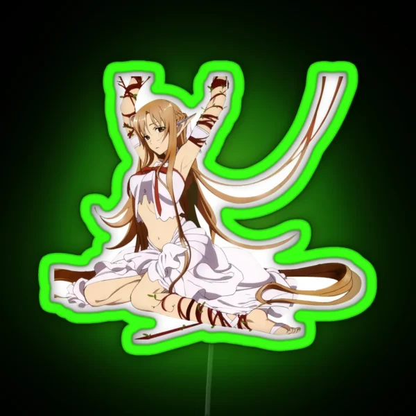 SAO Asuna Titania RGB Neon Sign