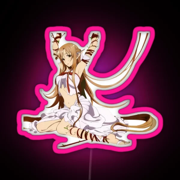 SAO Asuna Titania RGB Neon Sign