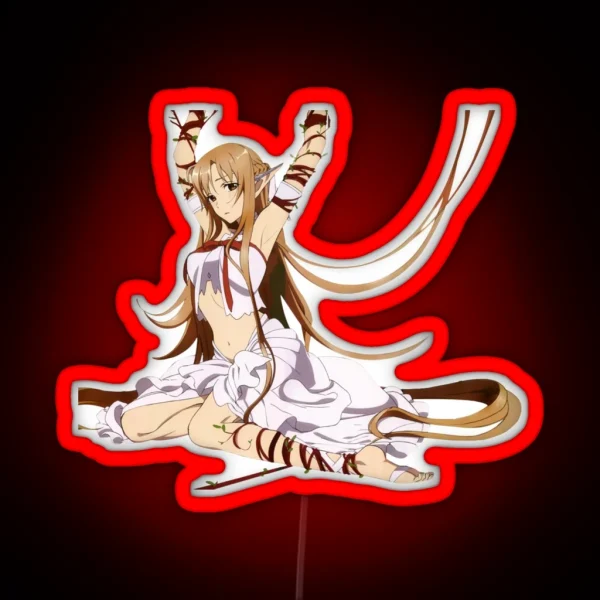 SAO Asuna Titania RGB Neon Sign