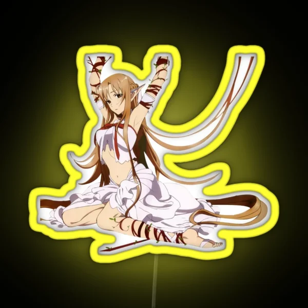 SAO Asuna Titania RGB Neon Sign