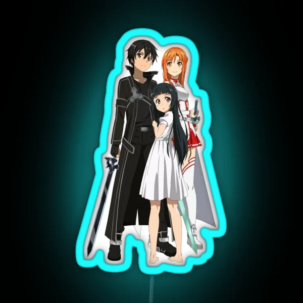 SAO Family RGB Neon Sign