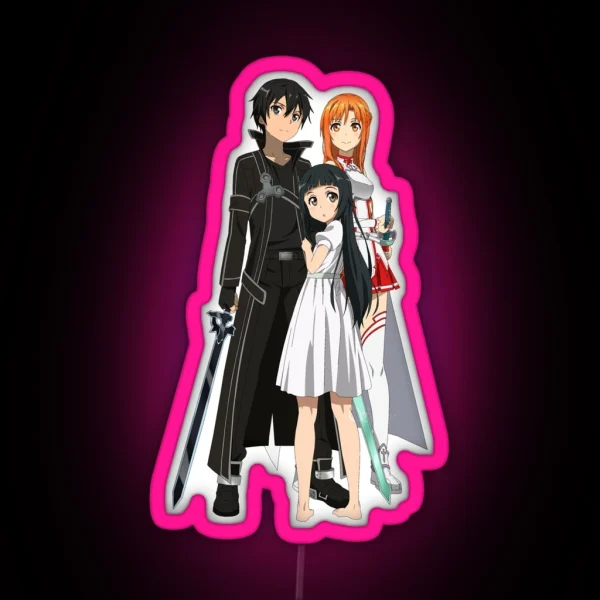 SAO Family RGB Neon Sign