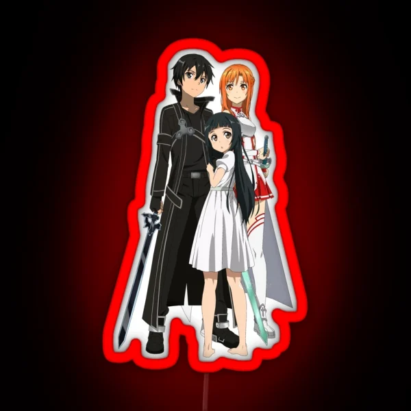 SAO Family RGB Neon Sign
