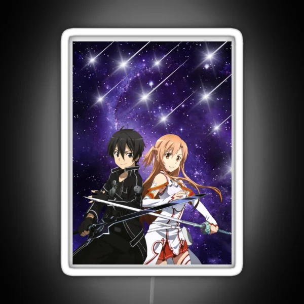 SAO Purple Night RGB Neon Sign
