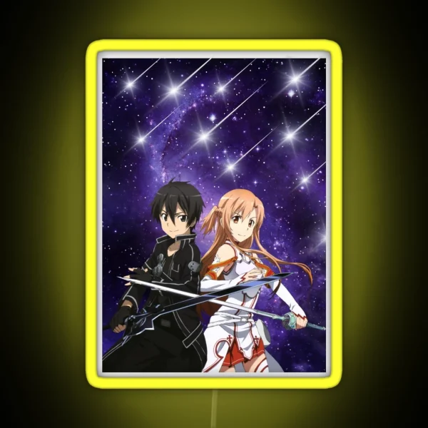 SAO Purple Night RGB Neon Sign