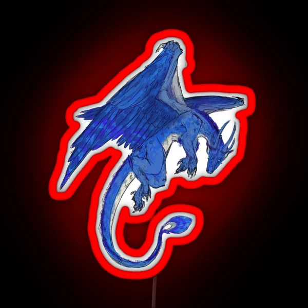 Saphira Dragon RGB Neon Sign