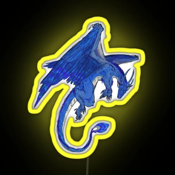 Saphira Dragon RGB Neon Sign