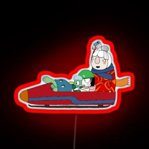Sarah And Duck Bobber Clobbers RGB Neon Sign