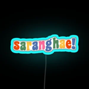 Saranghae RGB Neon Sign