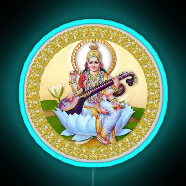 Saraswati RGB Neon Sign