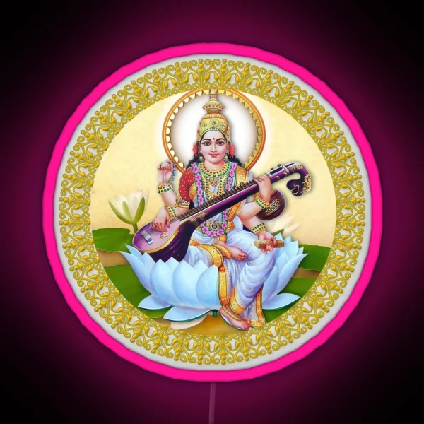 Saraswati RGB Neon Sign