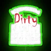 A sarcastic 'I may have a dirty mouth' neon sign with funny family jokes and vibrant green RGB lighting.