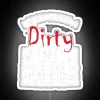 sarcastic dirty mouth joke neon sign rgb lighting vibrant design