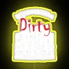 funny sarcastic dirty mouth joke neon sign family series yellow rgb.
