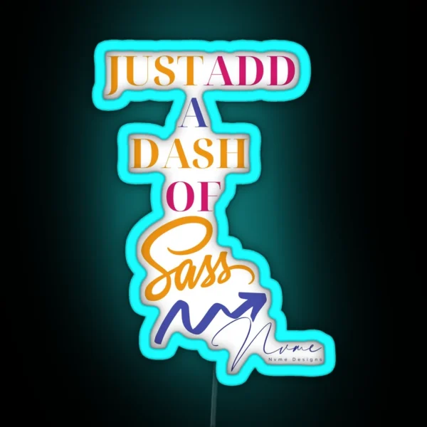 Sass RGB Neon Sign