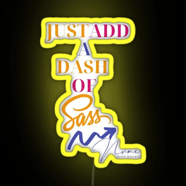 Sass RGB Neon Sign