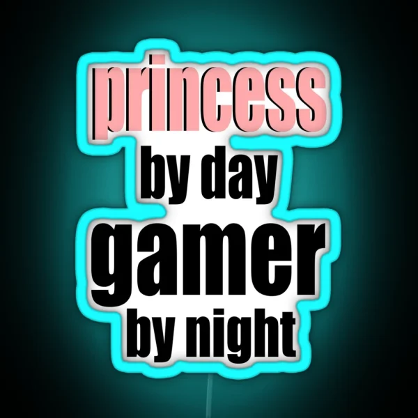 Sassy Quote For Gamer Girl RGB Neon Sign