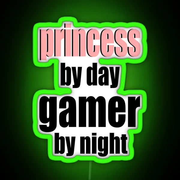 Sassy Quote For Gamer Girl RGB Neon Sign